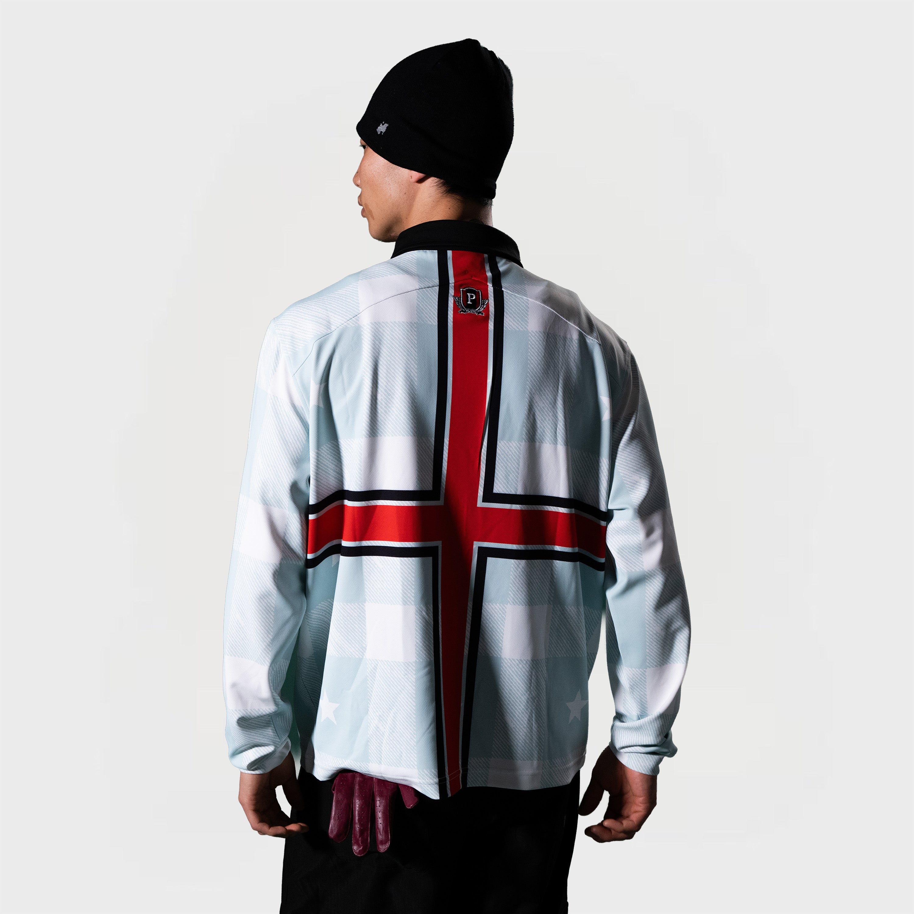 JERSEY POLO | WHITE/GREEN – Pluto Golf