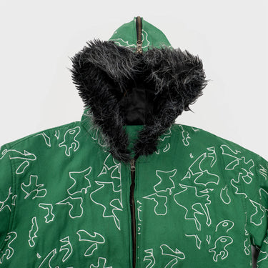 FUR CAMO WORK JACKET
