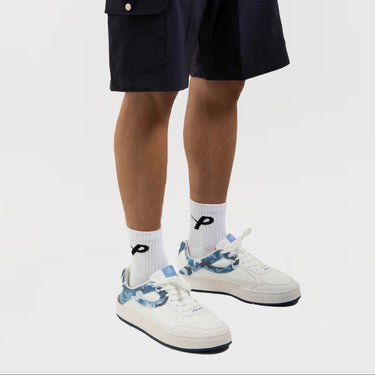 SOCKEN MIT PLUTO-LOGO | WEISS