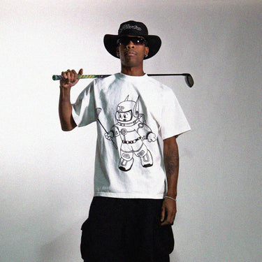 BOY PLUTO FLOATER TEE | WHITE
