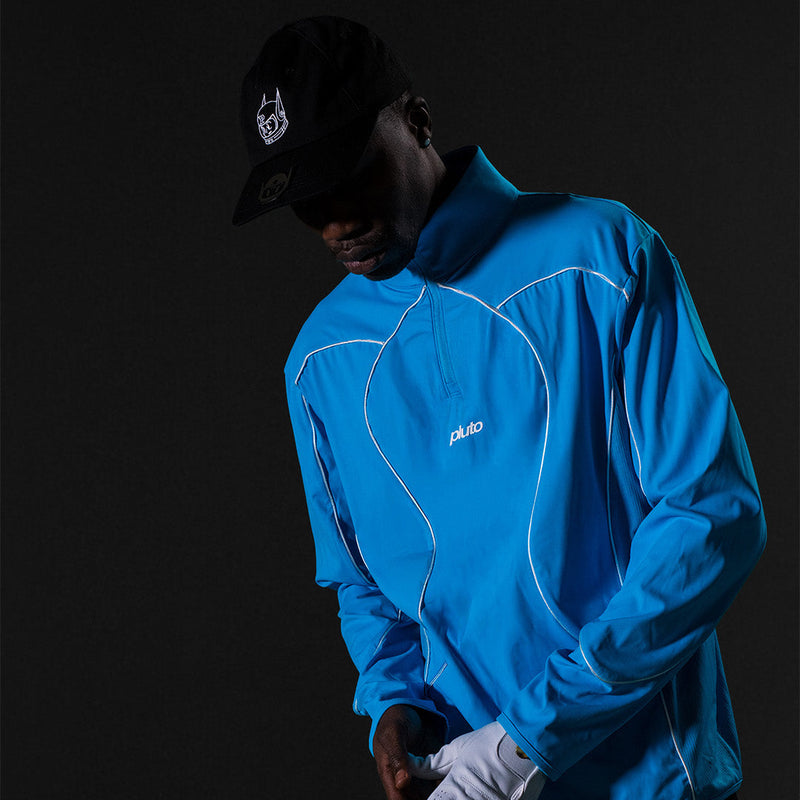 CANDLE QUARTER-ZIP | TURQUOISE