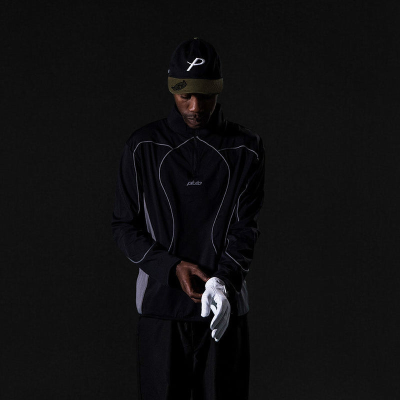 CANDLE QUARTER-ZIP | BLACK