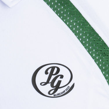 JERSEY POLO | WHITE/GREEN