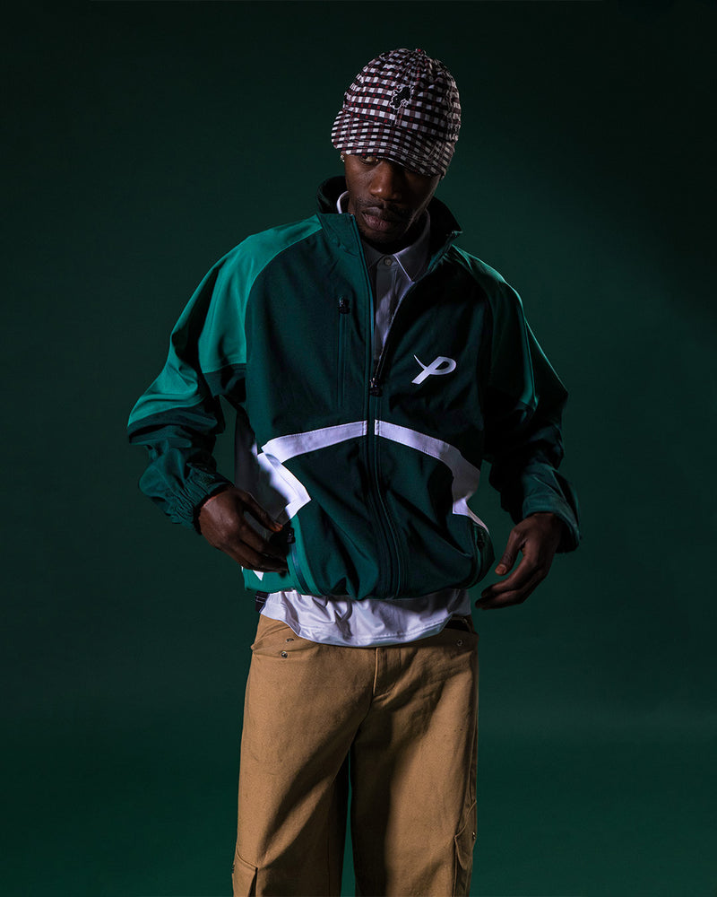 ‘PlutoDry’ BLOCK JACKET | GREEN