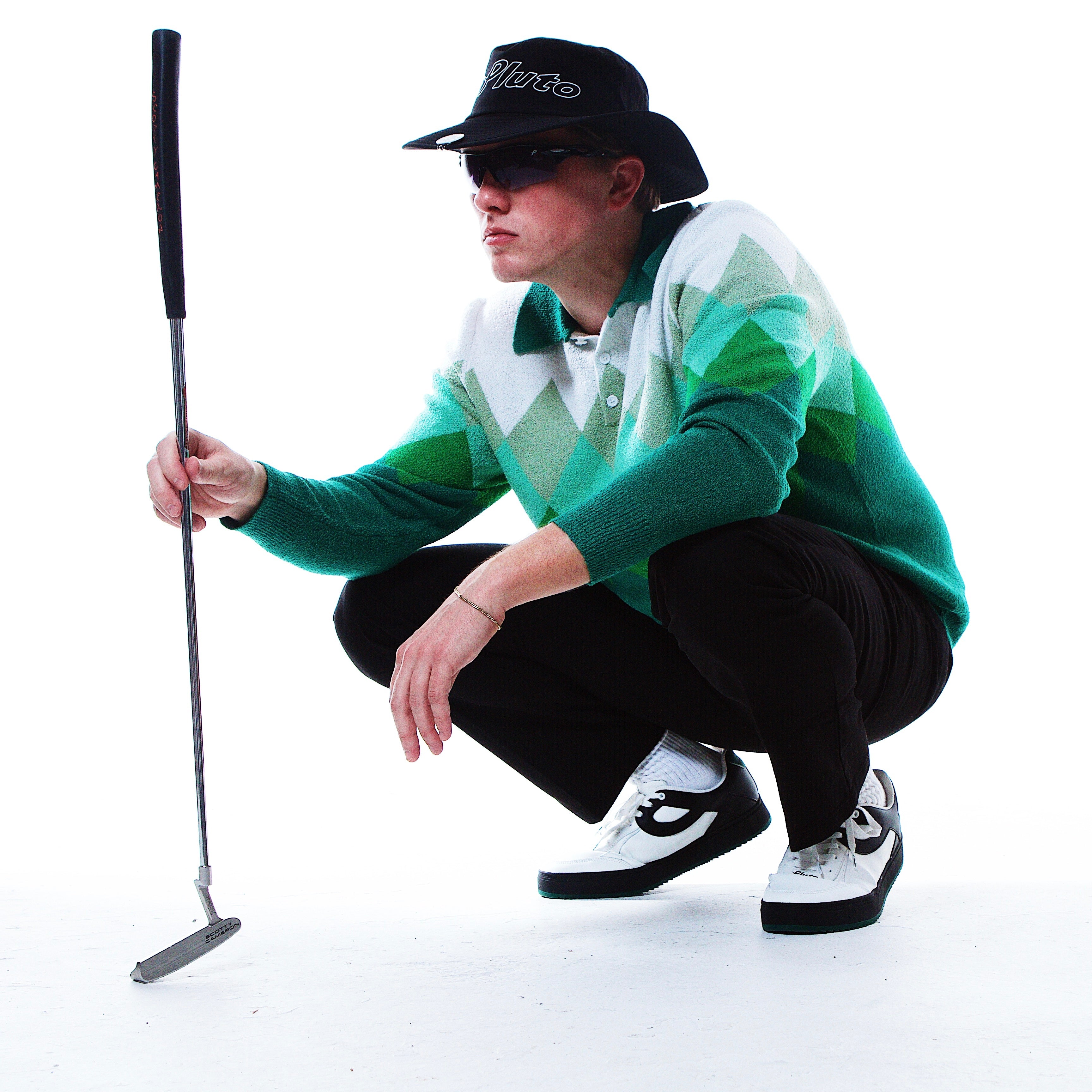 PLAYERS ONLY POLO GREEN LIGHT – Pluto Golf - Main Image